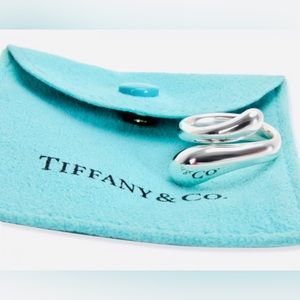 ✨ Tiffany & Co Elsa Peretti Sterling Tear Drop Ring